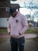 Pale Pink Positive unisex hoodie
