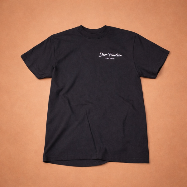 If It’s Not Positive Tee – Black | Door Fourteen Signature Statement Tee